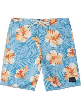 Quiksilver Mens Everyday Classic Floral Board Shorts AQYBS03560-BRN6 Size S 34